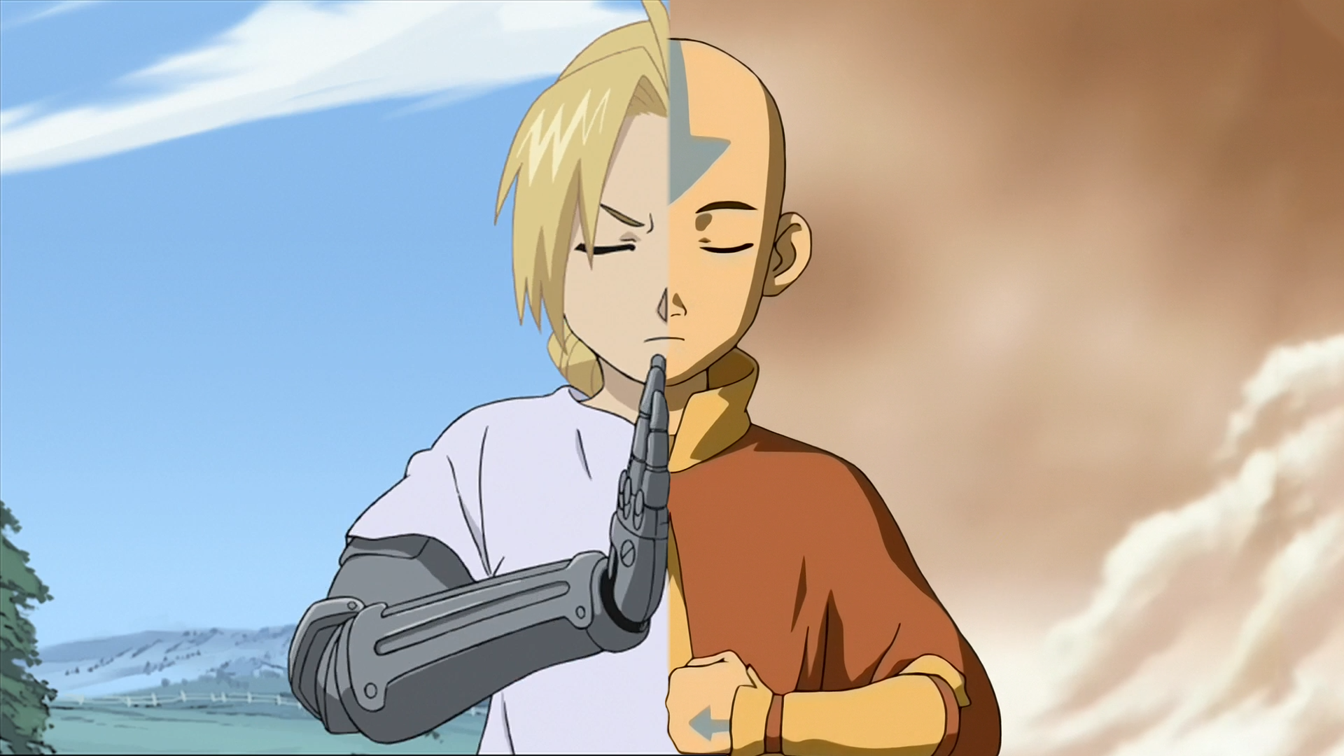 Anime or Cartoon? Edward from Fullmetal Alchemist and Aang from Avatar
